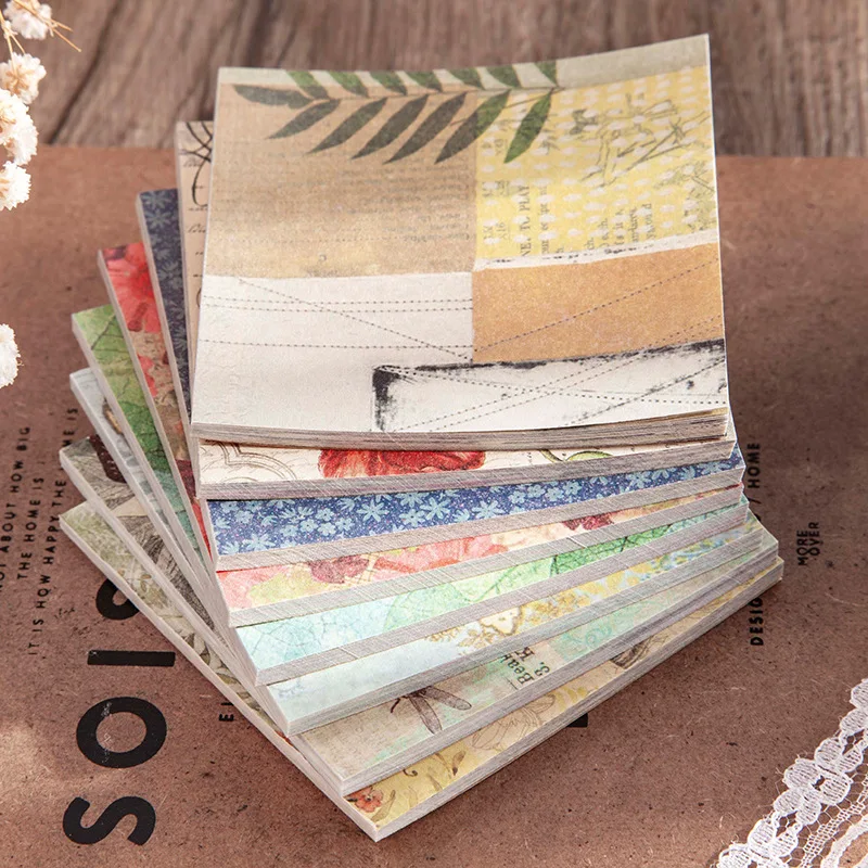 

30PCS Vintage Journal Base Collage Material Paper Sticker DIY Scrapbooking Junk Journal Base Collage Diary Gift Seal Decoration