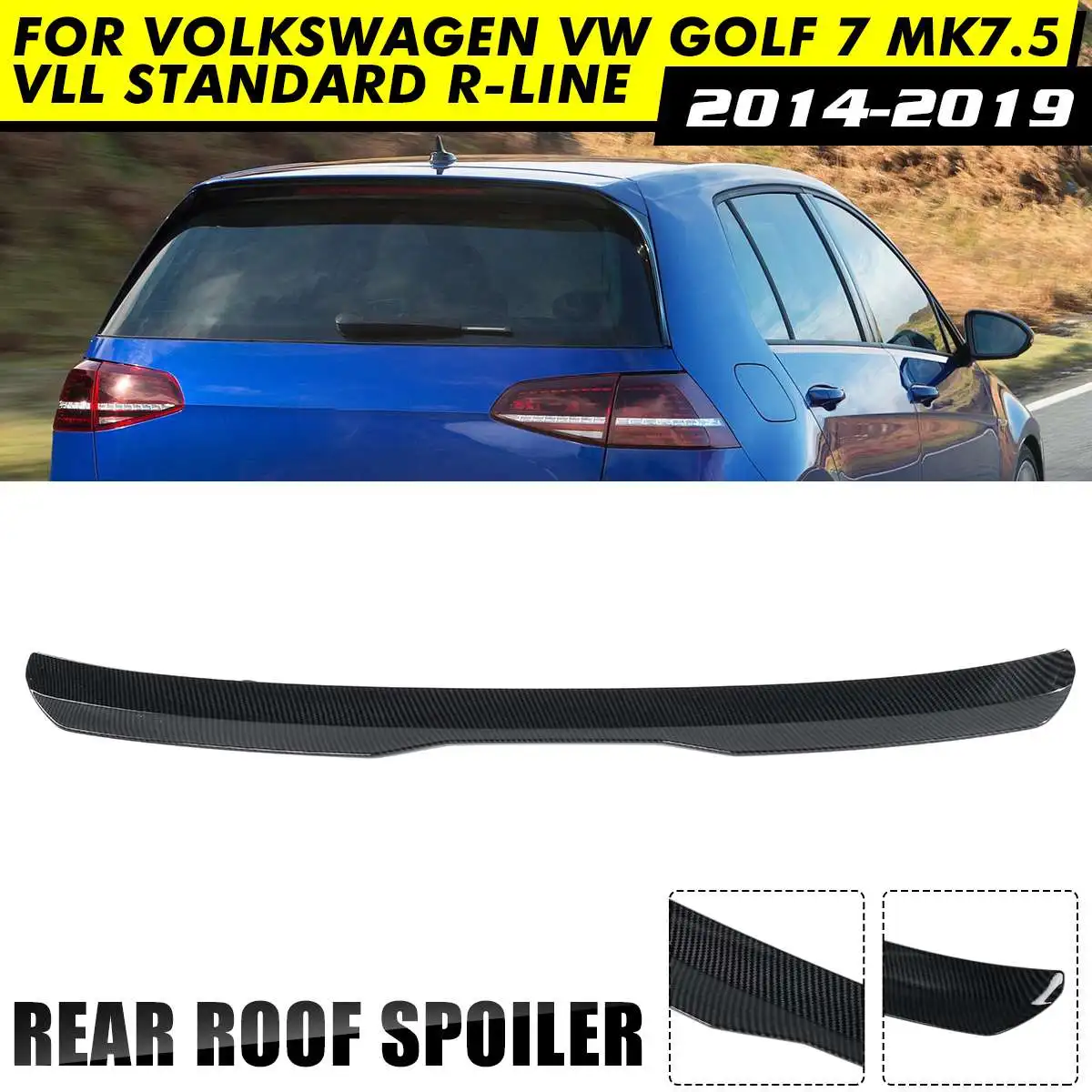 

Car Rear Roof Trunk Spoiler Wing Extension For Volkswagen For VW For Golf 7 MK7.5 VII Standard R-line 2014-2019 Rear Wing Lip