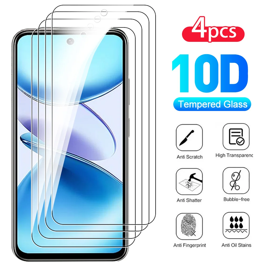 4 шт. чехол из закаленного стекла для Infinix Smart 9 4G Защитная пленка экрана InfinixSmart9 Smart9