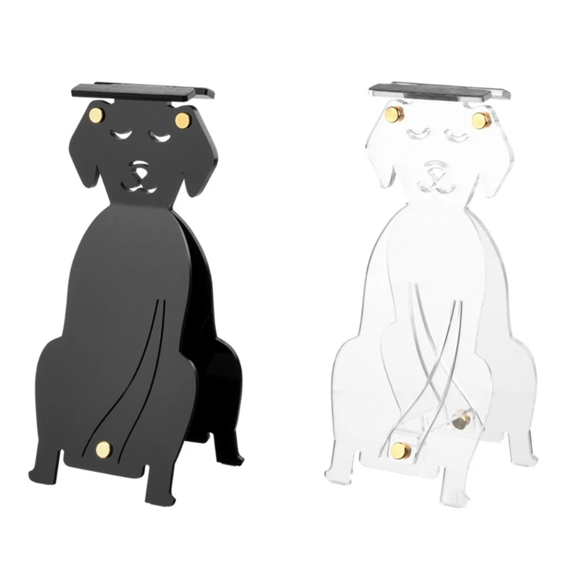 

Stylish Acrylic Headphone Stand, Headset Holder with Silicone Pad for Desk Earphone Hangers Storage Racks