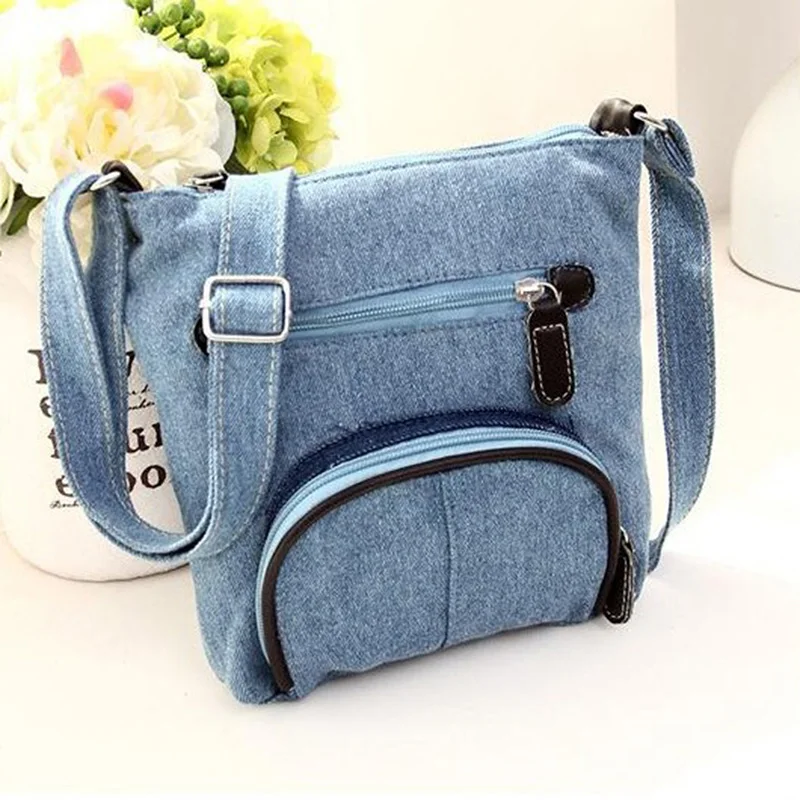 

Ladies's Bags Denim Vintage Crossbody Bag Fashionable Bags For Ladies Portable Handbag Female Massage Bag