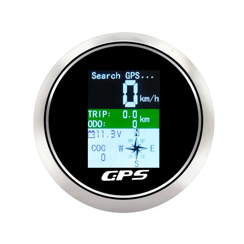 

Car Boat GPS Odometer Speedometer For Motor Yacht TFT Screen Waterproof Adjustable Trip ODO COG Voltmeter 9-32V With GPS Antenna