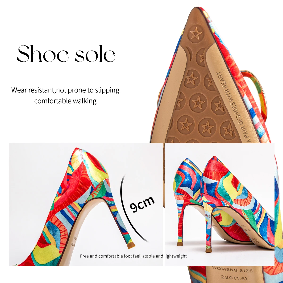 Модные Женские Туфли На Высоком Каблуке С Роскошным Дизайном Цветные Блоки