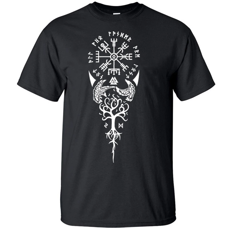 

Vikings T Shirt Men Viking Odin Athelstan Valhalla TV Show Tshirt T Shirts T-shirt Camisas Summer Tops Tee Cotton Short Sleeve