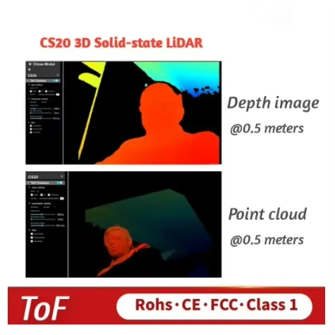 FDROBOT CS20 твердотельный LiDAR датчик