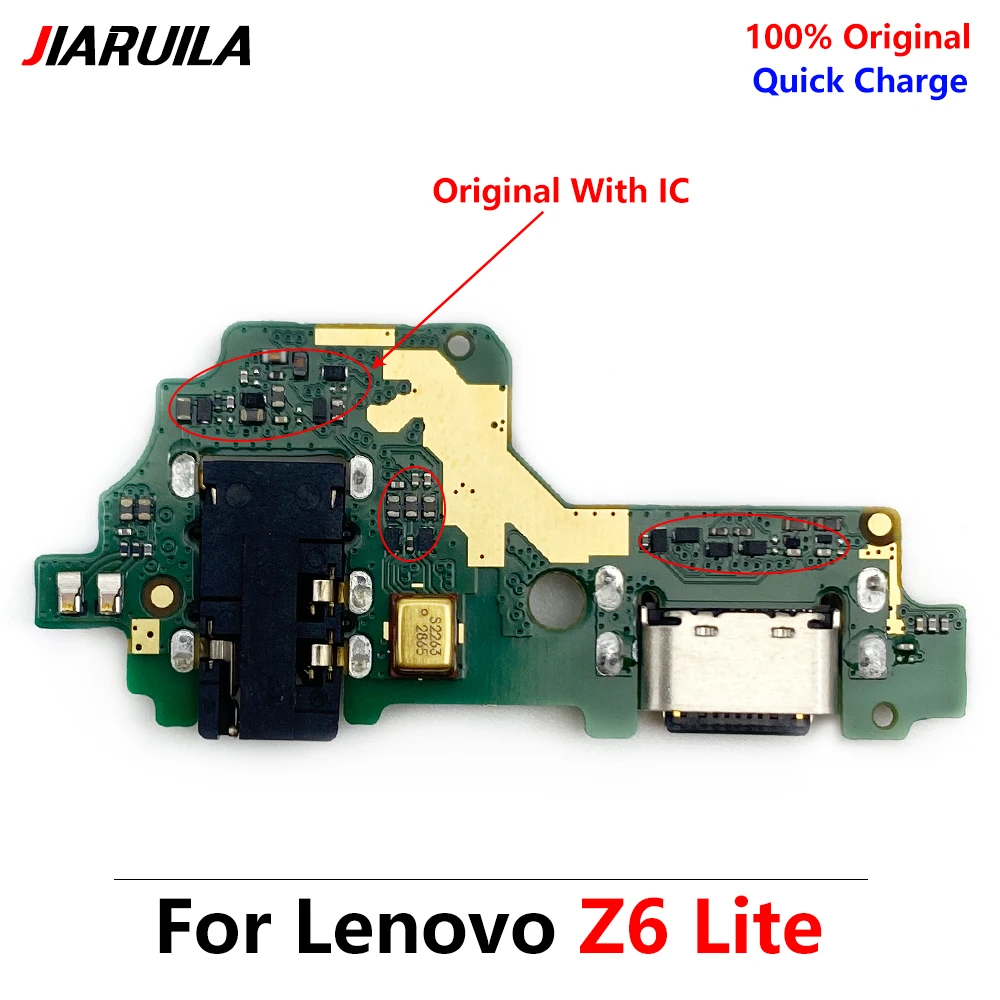Cena 100% Oryginalny Nowy USB Flex Dla Lenovo Z6 Lite ładowarka Dokująca Złącze ładowania Wymiana Kabla Flex