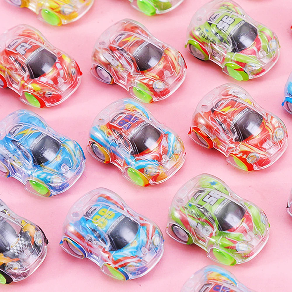 

15Pcs Mini Transparent Pull Back Car Toys Kids Birthday Party Favors Giveaway Pinata Filler Carnival Classroom Prize Gifts Pack
