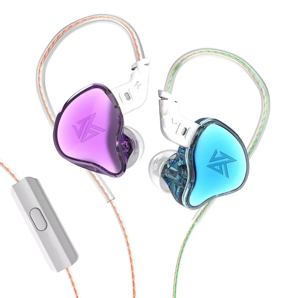 

KZ EDC Earphones with Microphone HiFi Noise Cancelling In-ear 3.5mm Wired Headphones Sports Music Gaming Monitor Earbuds Headset