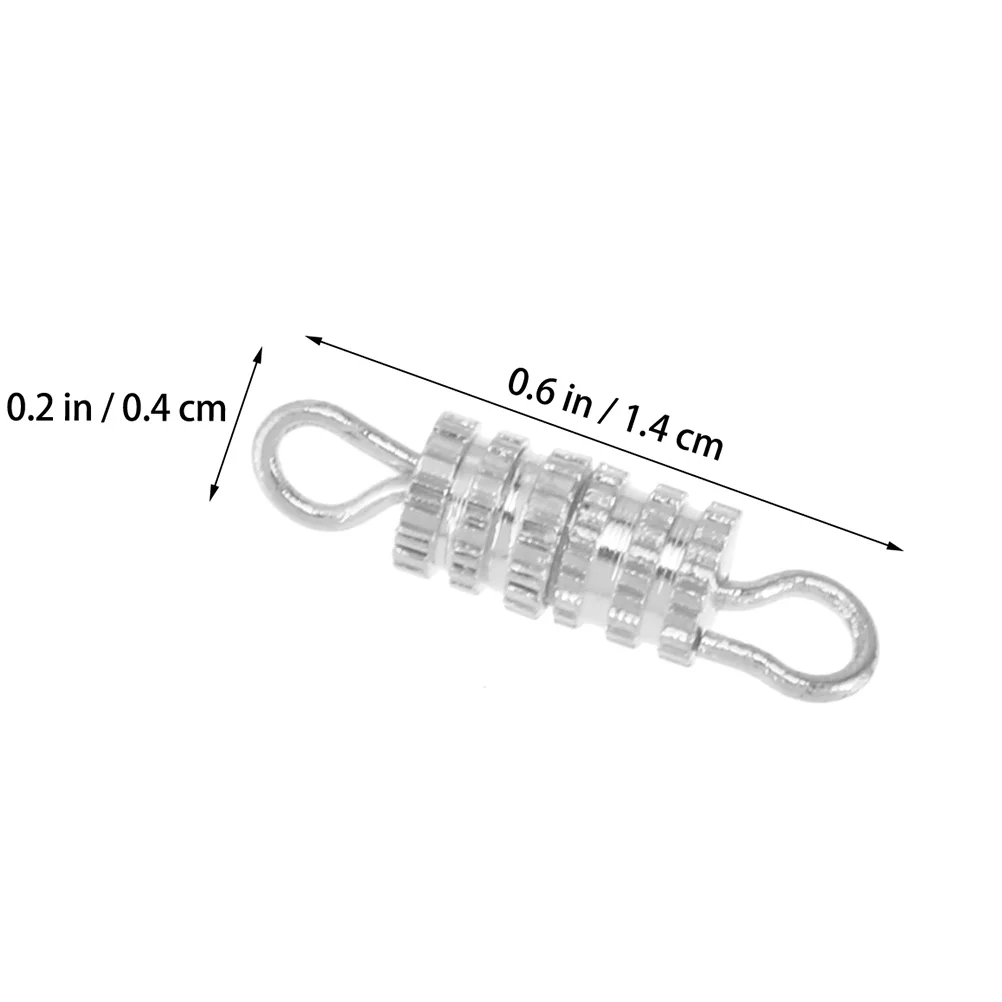 20 шт. ювелирные застежки медные винты пряжка для галстука ожерелья браслета