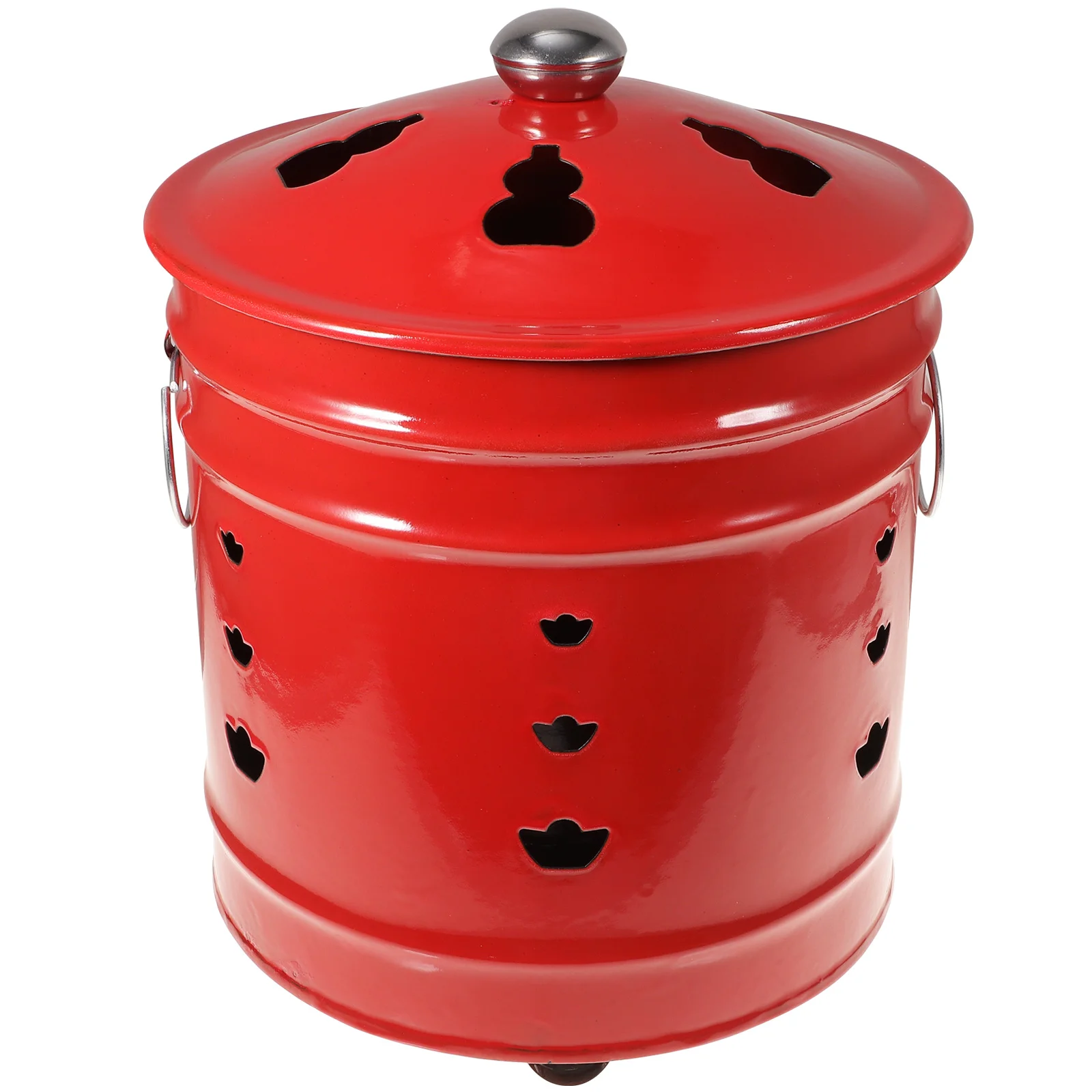 

1pc Bonfire Stove Burning Fire Bowl Paper Money Sacrifice Bowl Yard Waste Burn Drum Ancestor Money Incinerator