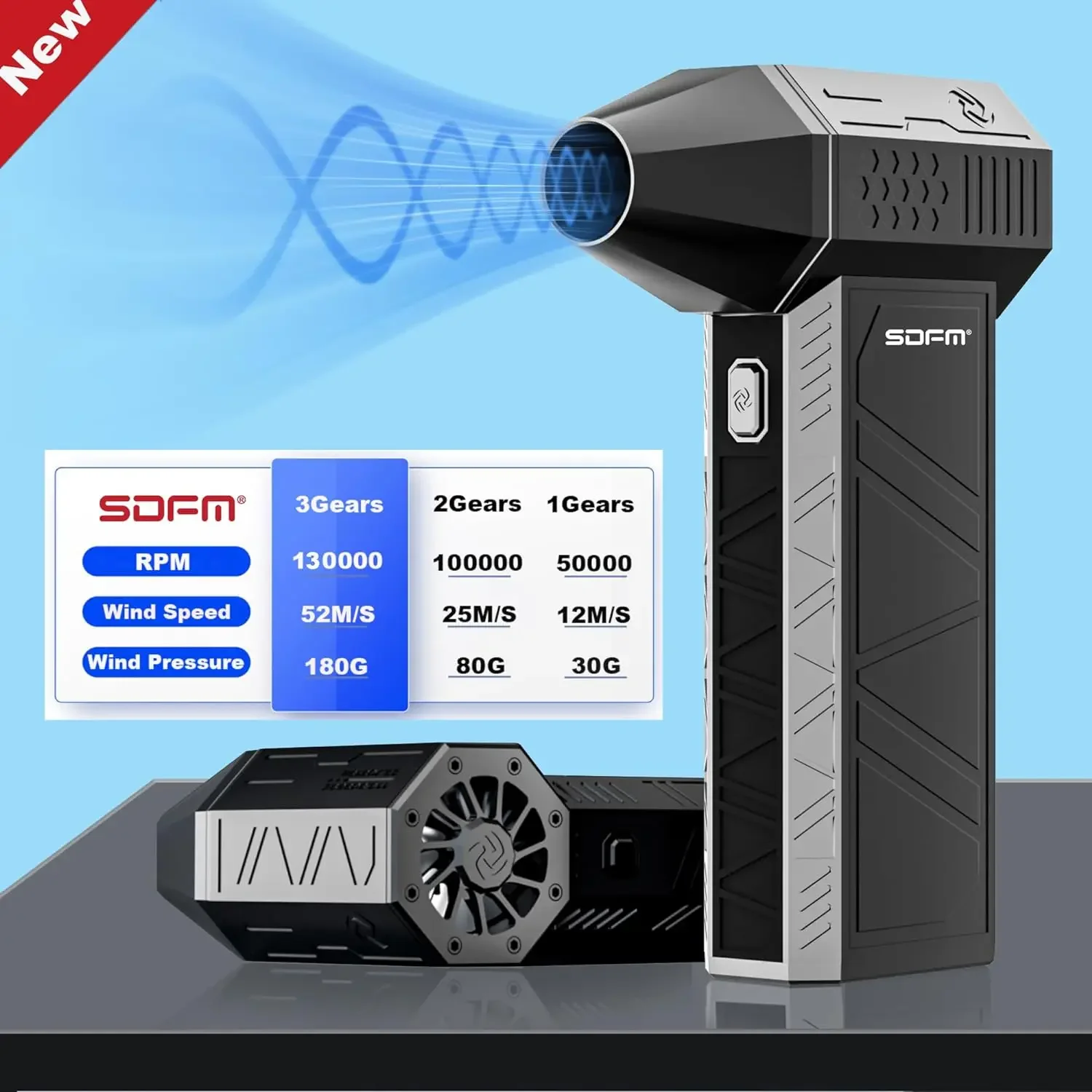 Электрическая воздушная тряпка SDFM - 130000 Пылесос со сжатым воздухом об/мин —