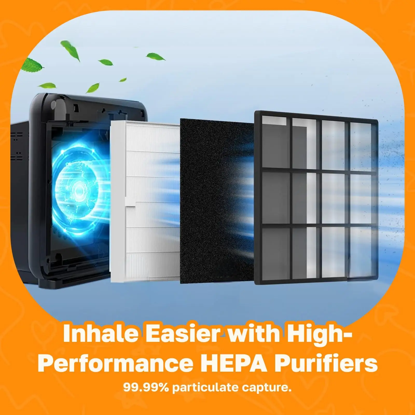 Фото Фильтр HEPA для очистителя воздуха Coway AP-1512HH, сменный комплект, высокая эффективность в контроле пыли и запахов. №4