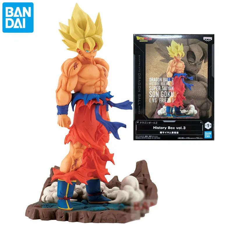 Купи Bandai Dragon Ball Son Goku History Box 3 18944 Original Anime Action Figure Toys for Boys Kids Children Birthday Gifts за 3,062 рублей в магазине AliExpress