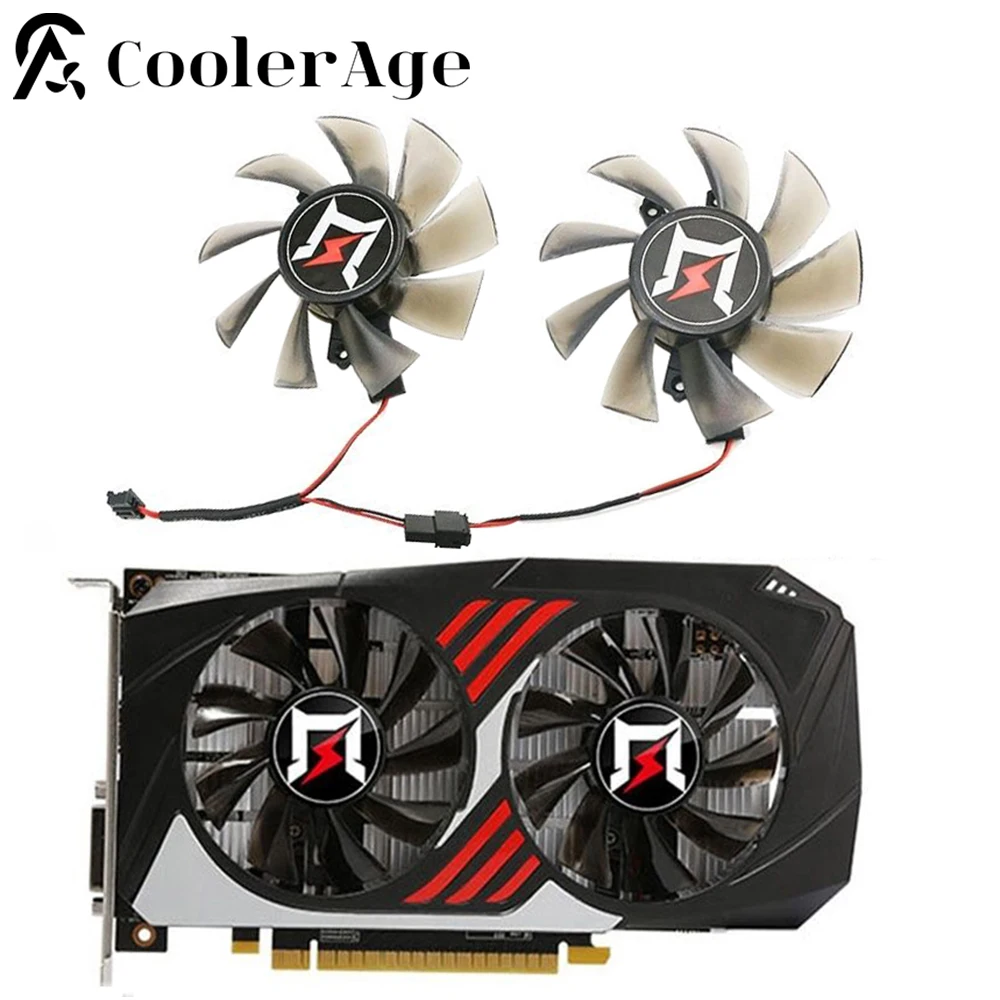 

Вентилятор для видеокарты Gainward GTX 1050 1050 Ti 1650, 85 мм