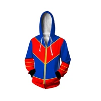 marvel super kid adventure 3d print hoodie sweatshirts anime superhero blue hoodies tops fashion casual zipper jacket