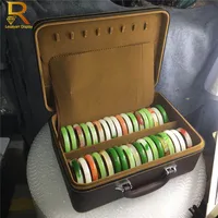 Soft Slot Bangle Jewelry Box Ring Necklace Storage Case Bracelet Organizer Travel Bag Cufflinks Earring Chain Holder Suitcase
