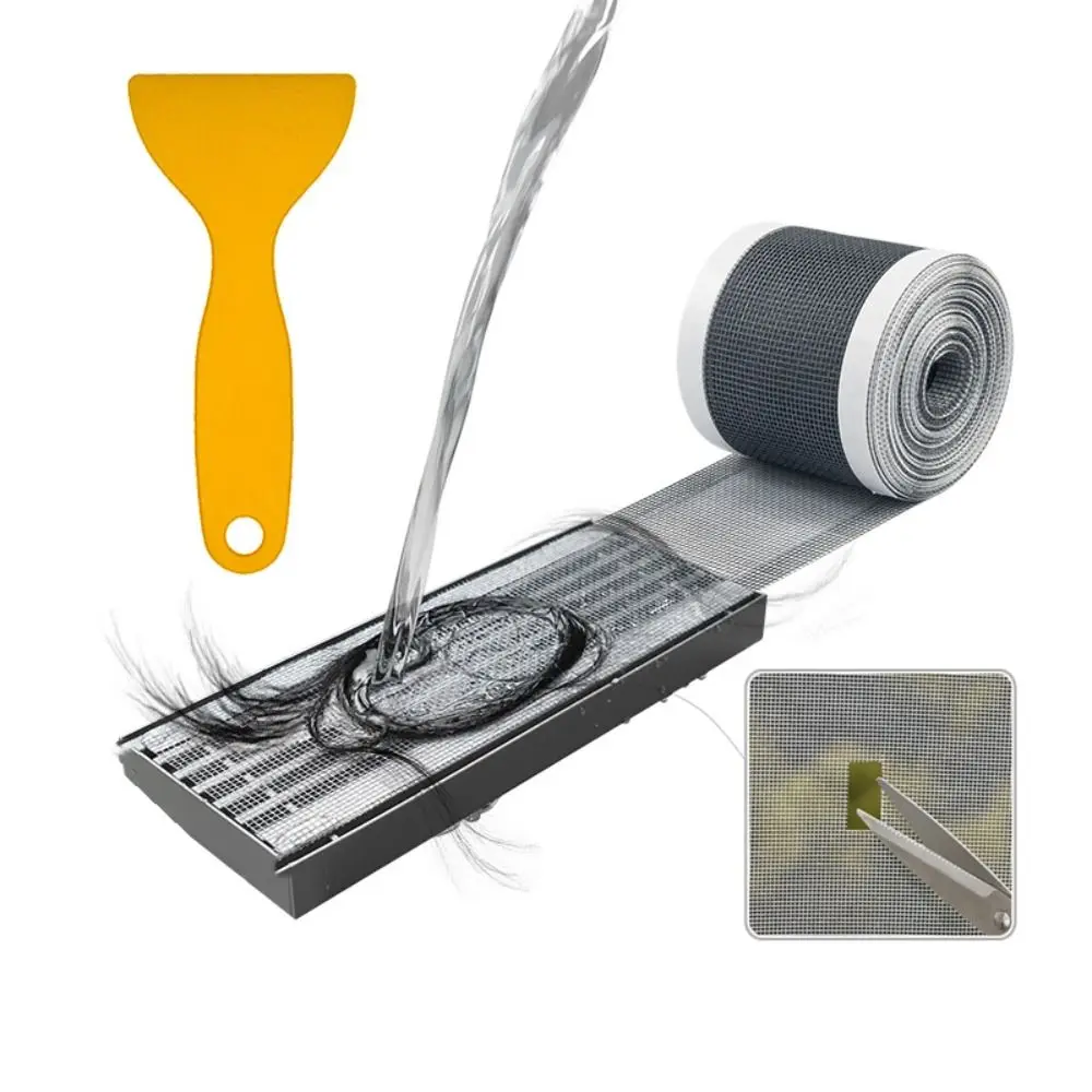 

Одноразовые наклейки на слив пола, прямоугольные антиблокирующие сетчатые самоклеящиеся аксессуары для кухни и ванной комнаты