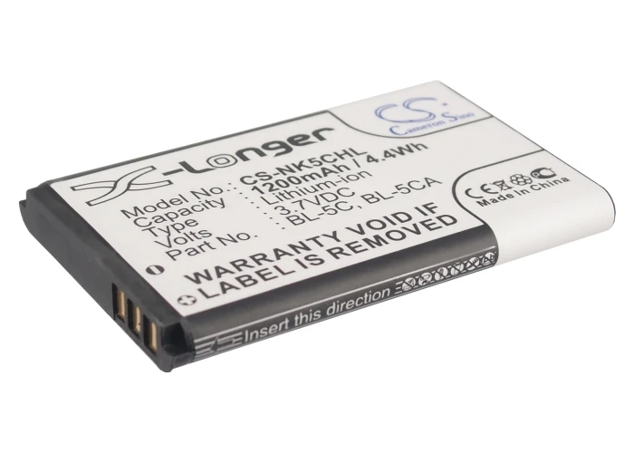 

Cameron Sino Mobile SmartPhone Replacement Li-ion Battery 1200mAh For Uniscope 702NK, 702NKII, V804 Free Tools