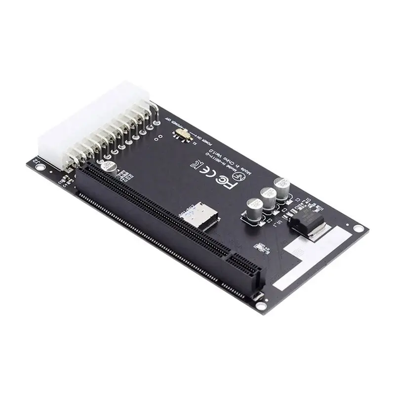Фото QWE-3Pcs 4X Oculink SFF-8612 SFF-8611 адаптер PCI-Express 16X с портом питания ATX 24Pin для материнской платы и видеокарты №4