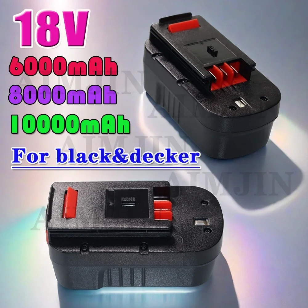 Аккумулятор 18 В 10000 мАч электрика Black &amp Decker A18 A1718NH User Ins B18 HPB18-OPE FS1800CS FS1800D-2 FS1800ID