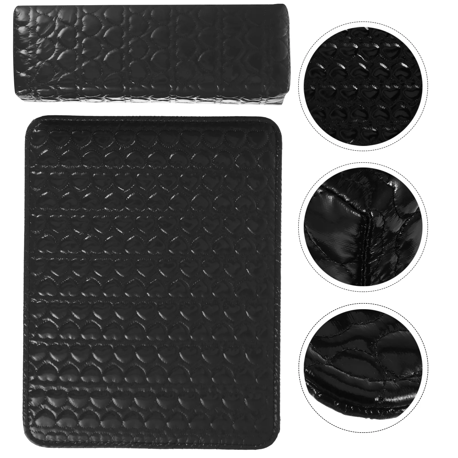 

2pcs PU Nail Cushion Mat Set Manicure Nail Hand Pillow Nail Salon Manicure Wrist Arm Rest Sponge Holder Pad Hand Rest Cushion