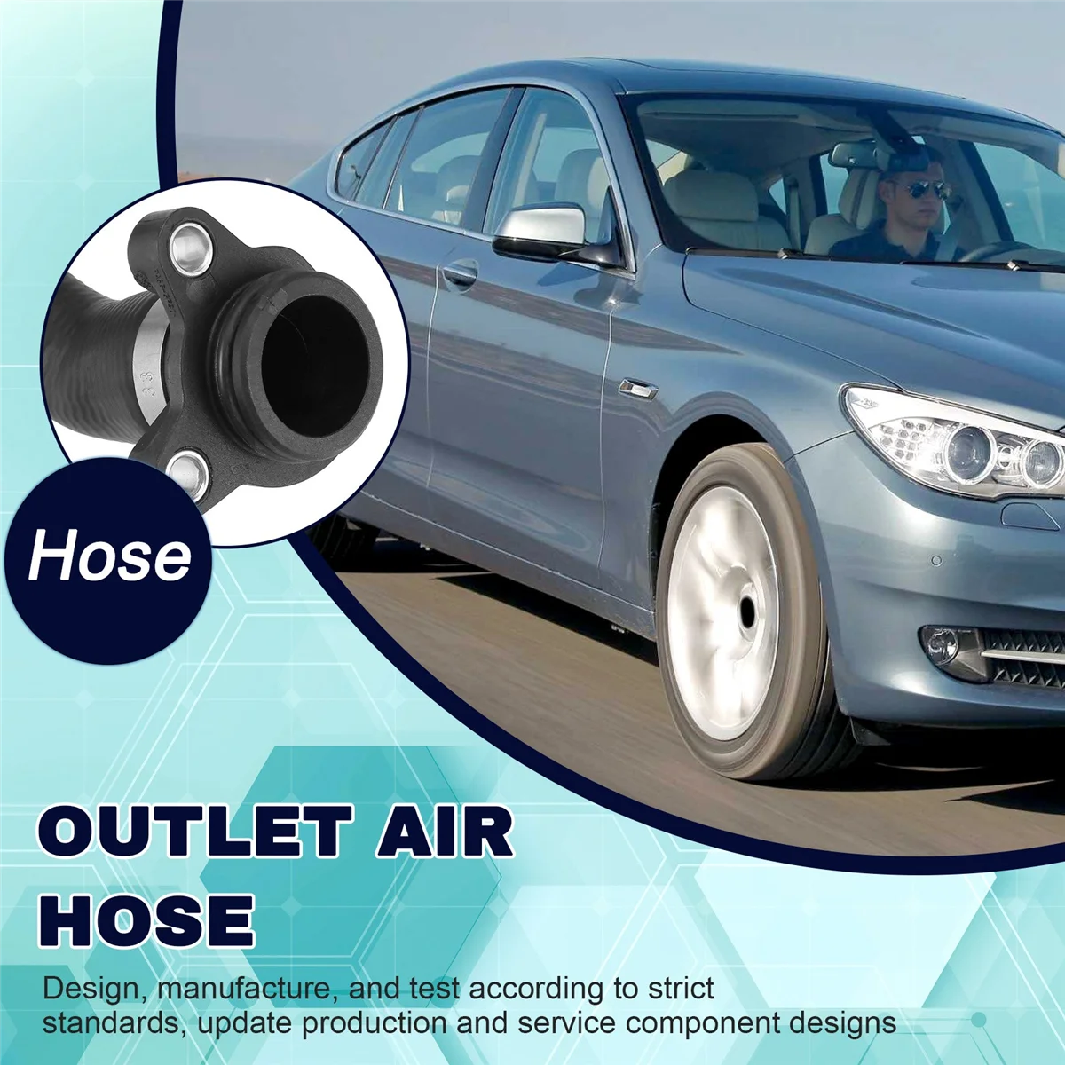 Система охлаждения двигателя Шланг охлаждающей жидкости радиатора Первичный