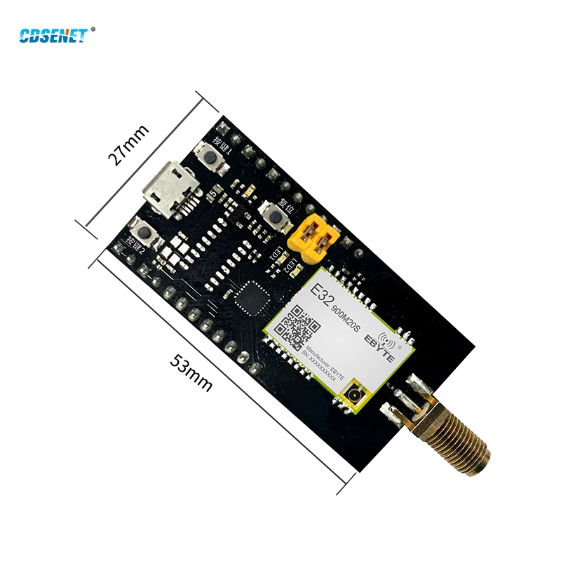 SX1278 868MHz 915MHz Lora Test Board 20dbm CDSENET E32-900MBL-01 USB Interface with Antenna and Power Supply