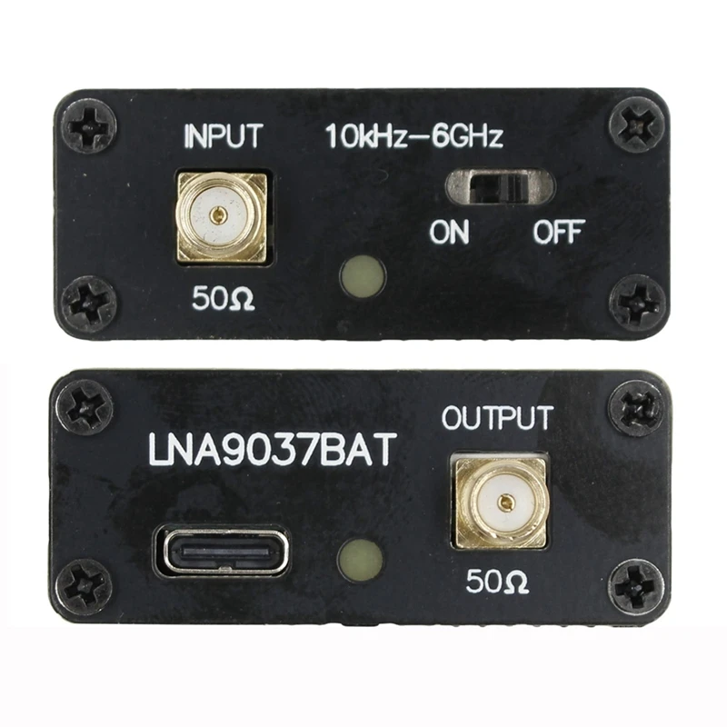 100K-6Ghz LNA RF усилитель полнодиапазонный малошумящий 9037BAT радиосигнала
