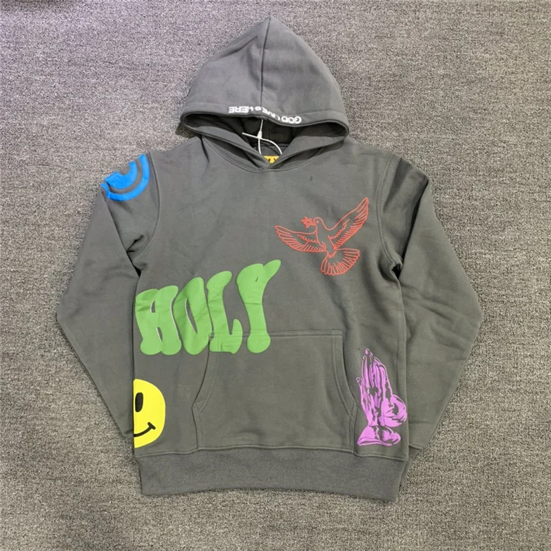 kanye 22FW west NEW Hip hop Foaming Printing CPFM.XYZ Hoodie Men Women 1:1 High Quality on Pullover Oversize Hooded Sweatshirts
