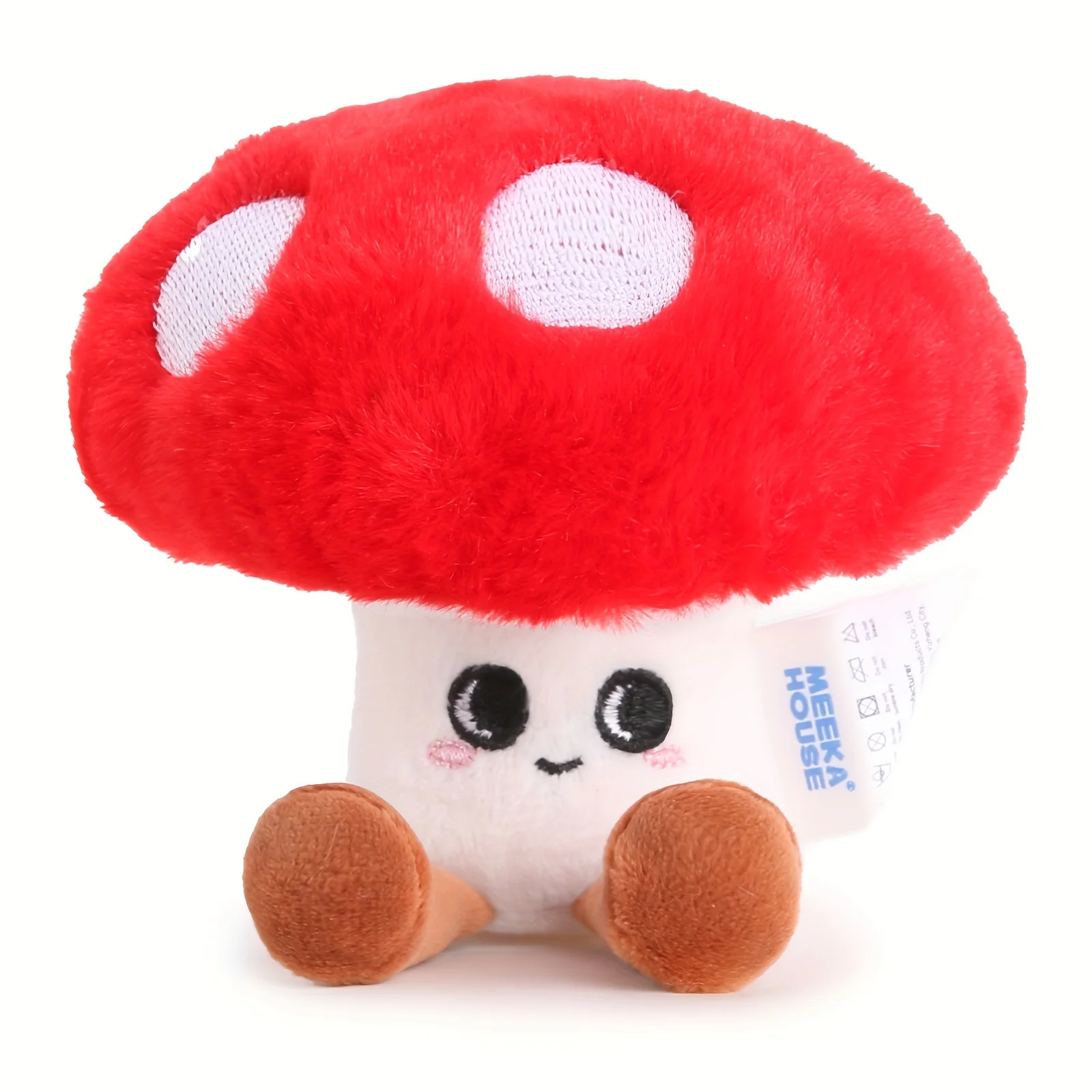

9CM Cute Kawayi Vegetable Series Red Mushroom Children Stuffed Soothing Plush Educational Toys For kids