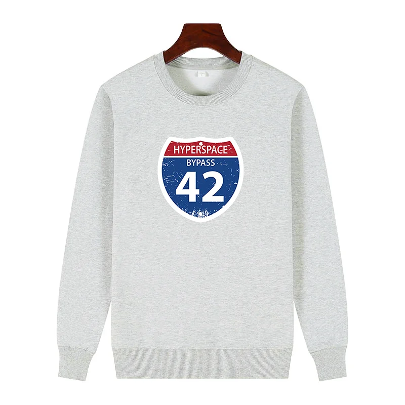 Хлопковый толстовка с капюшоном Hyperspace Douglas Adams