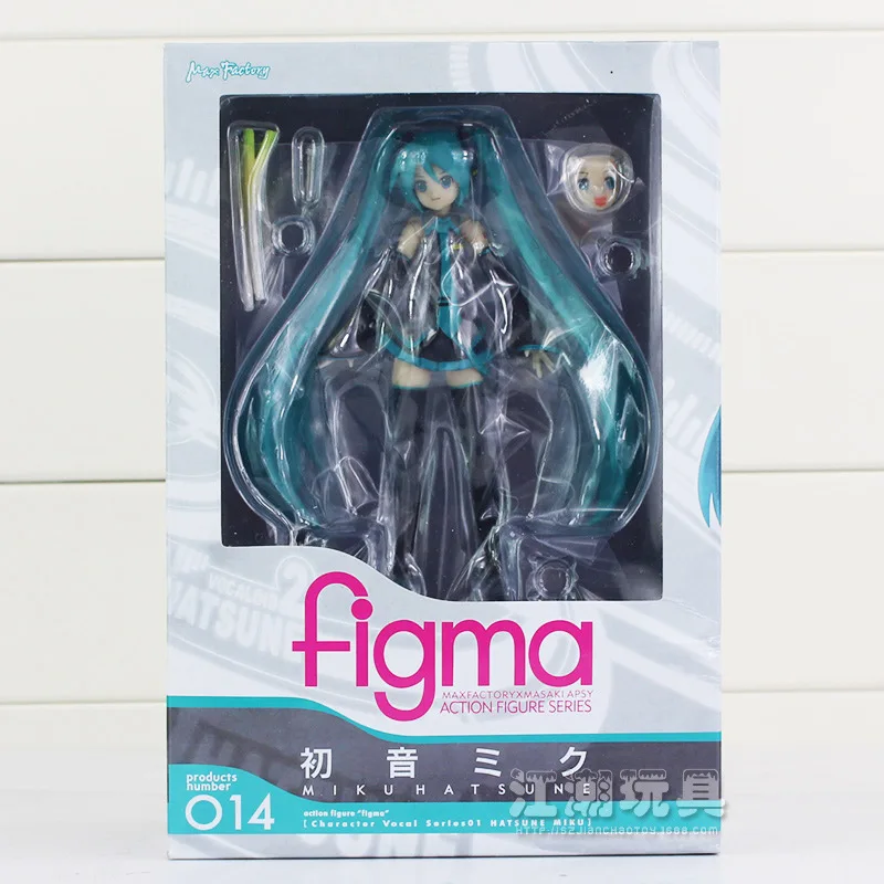 Фигурки героев Аниме FIGMA Hatsune Miku подвижные шарниры реквизит настольное украшение