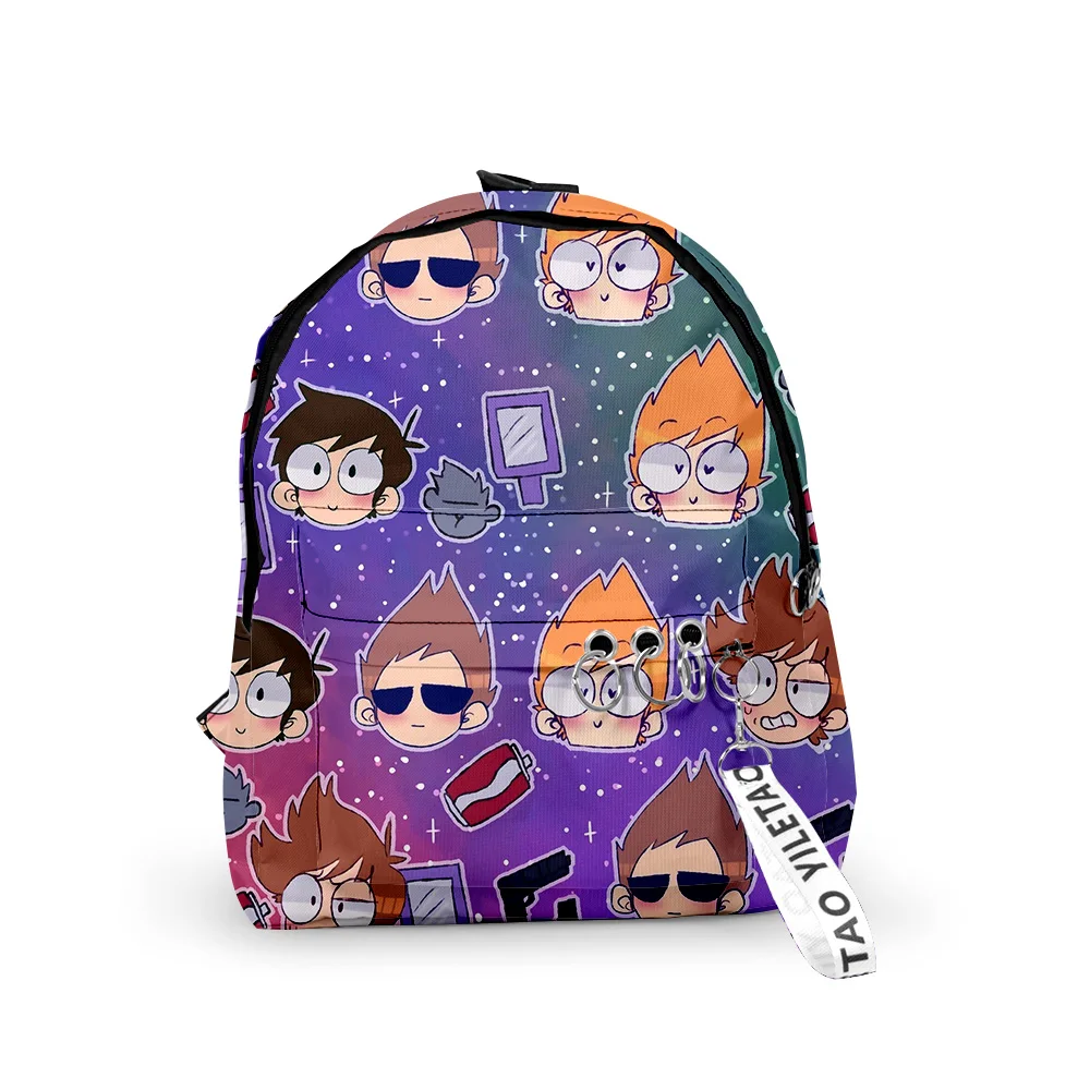Популярные Новые рюкзаки eddsworld школьные сумки для мальчиков и девочек с 3D-принтом