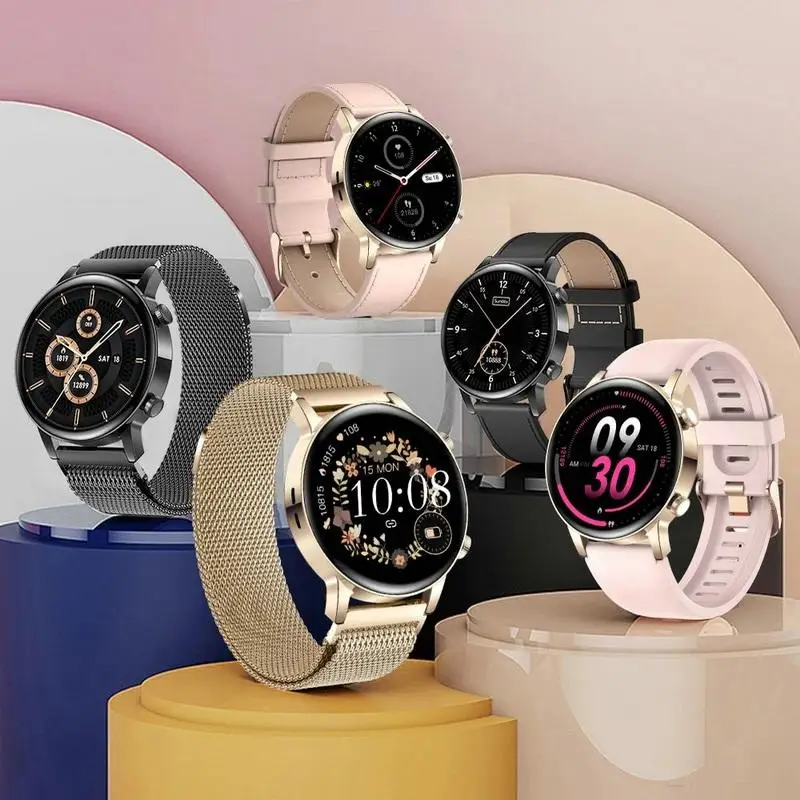 

Смарт-часы MK30 женские с Bluetooth, пульсометром, тонометром и мониторингом сна