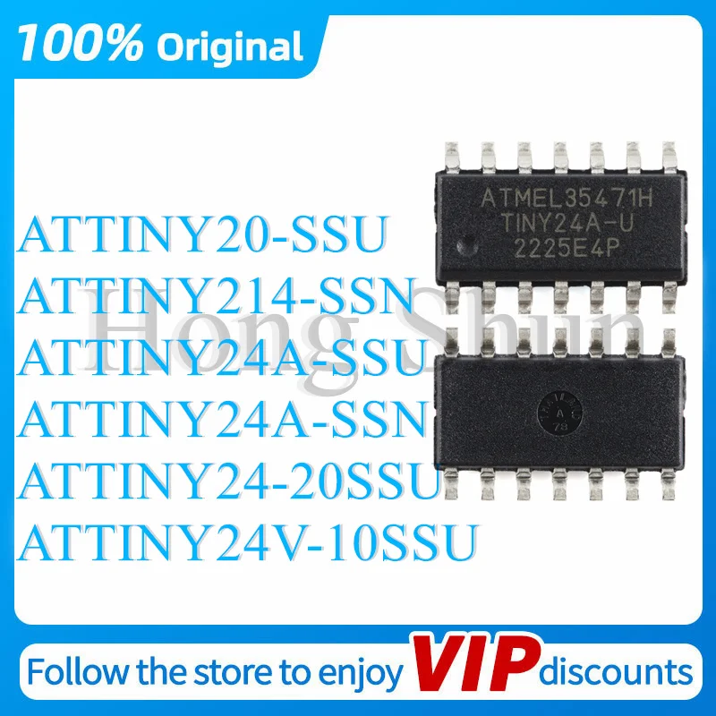ATTINY20 ATTINY214 ATTINY24A ATTINY24 ATTINY24V-10SSU SSN SSF Оригинальный подлинный