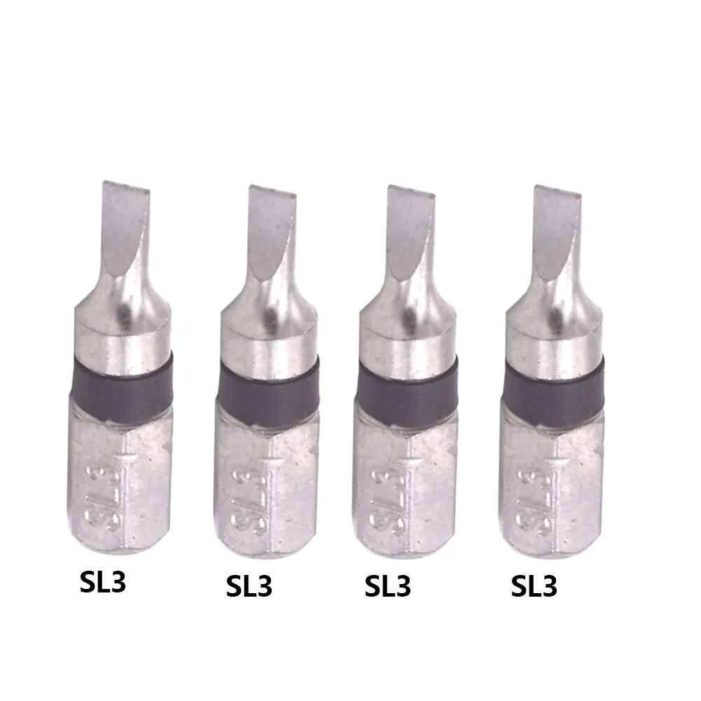 

4Pcs Magnetic SL2 SL3 SL4 SL5 Hex Head Screw Driver Bit 1/4inch 25mm Spanner Hand Screwdriver Drill Nutdriver Hand Tools