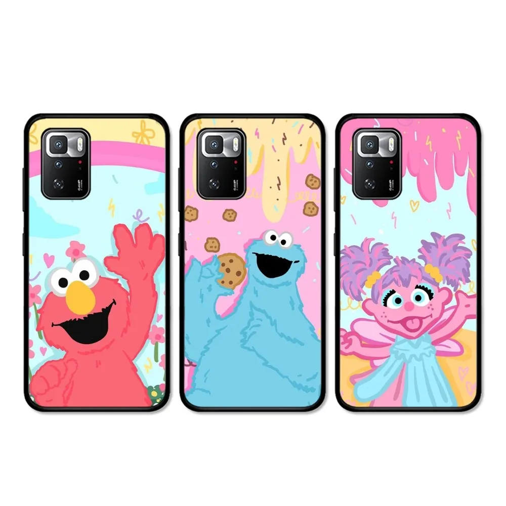 

INS Sesame Street Cookie Phone Case For Redmi 5 6 7 8 9 10 plus pro 6 7 8 9 A GO K20 K30 K40 pro plus F3 Fundas