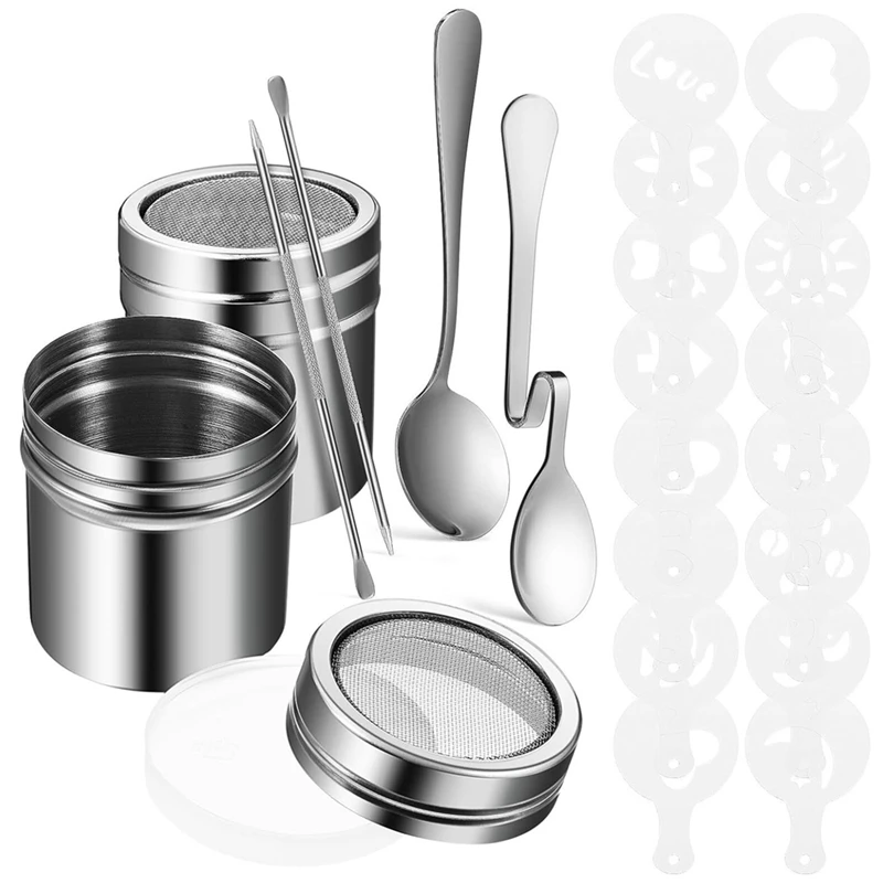 22 шт. многоразовые трафареты для украшения кофе