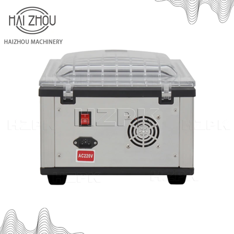 Коммерческий вакуумный упаковщик HAIZHOU: Автоматическая камерная машина для упаковки продуктов, настольный упаковщик из нержавеющей стали для мяса и фруктов (art.: 3920d8e345619) - 3920d8e345619