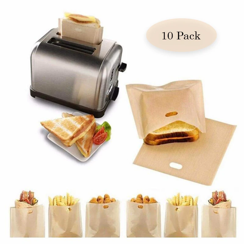Bag Non Stick Bread Bag Sandwich Bags Fiberglass Toast Micro