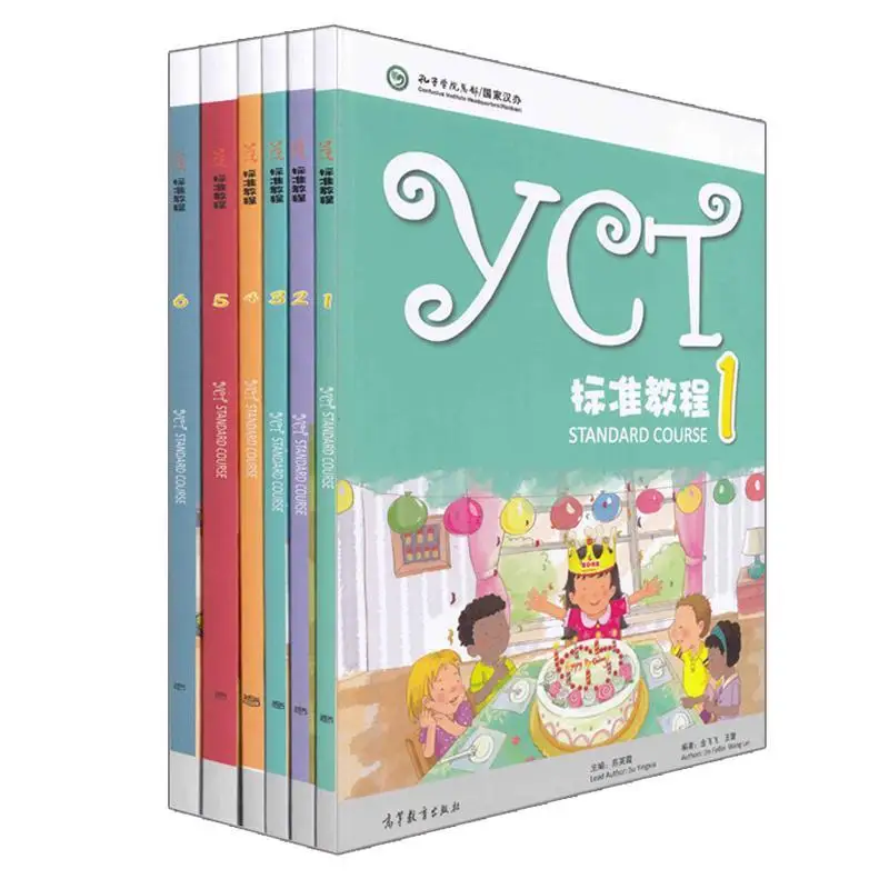 YCT Standard Course 1-6 Chinese Textbook +Activity Book For Entry Level Primary School And Middle School Students From Oversea
