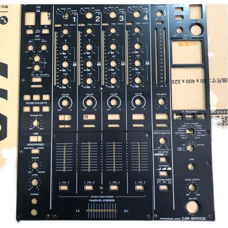 Pioneer DJM700 750 800 900Nexus 900NXS2 2000Nexus панель микшера железная пластина