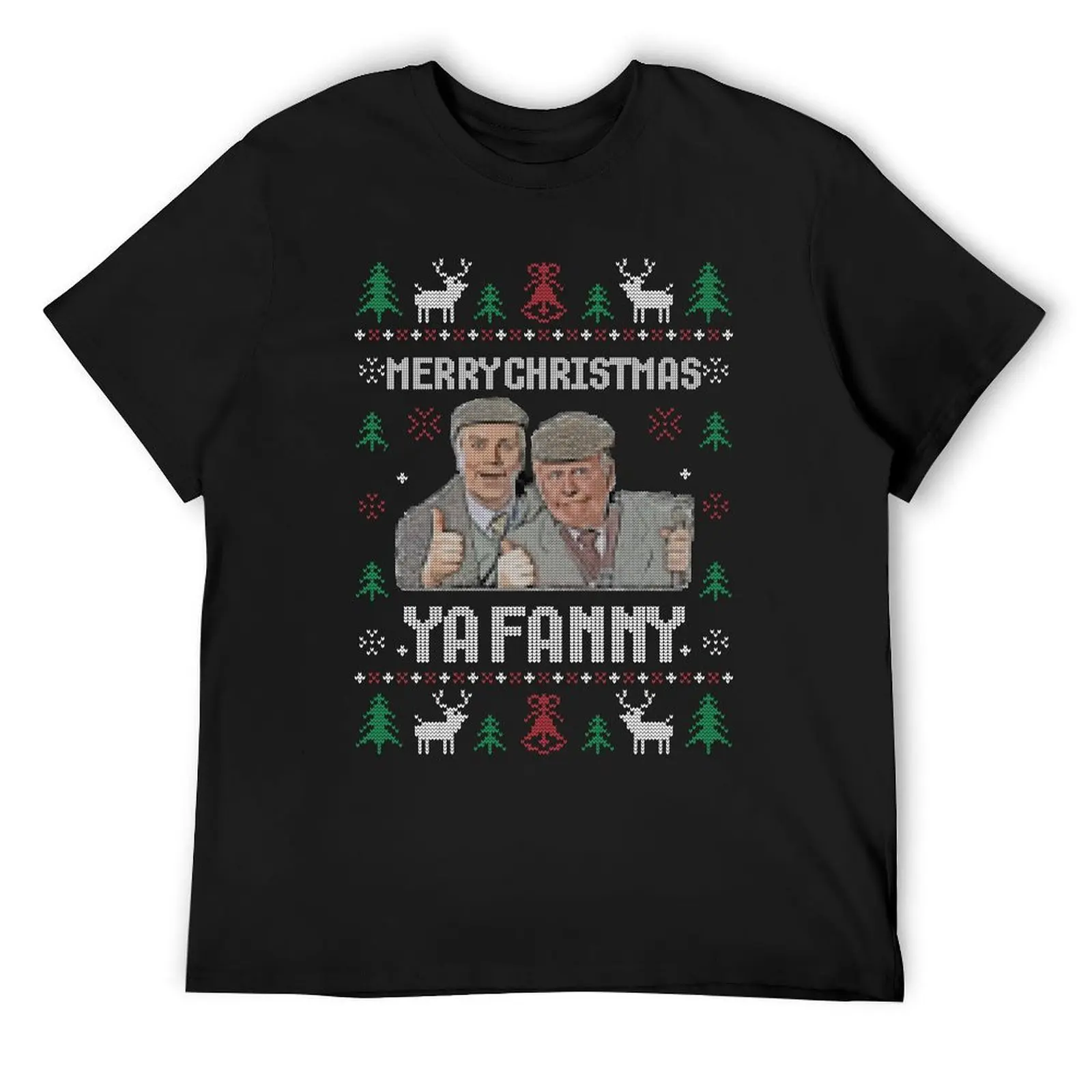 Still Game Jack And Victor Merry Christmas Ya Wee Fanny Забавная шотландская рождественская футболка