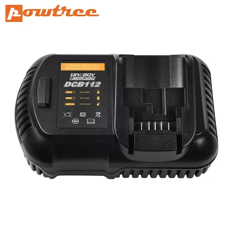 

Replacement Li-ion Battery Charger For Dewalt 10.8V 12V 14.4V 18V Dcb101 DCB112 Dcb182 Dcb140 Dcb105 Dcb200 Charger