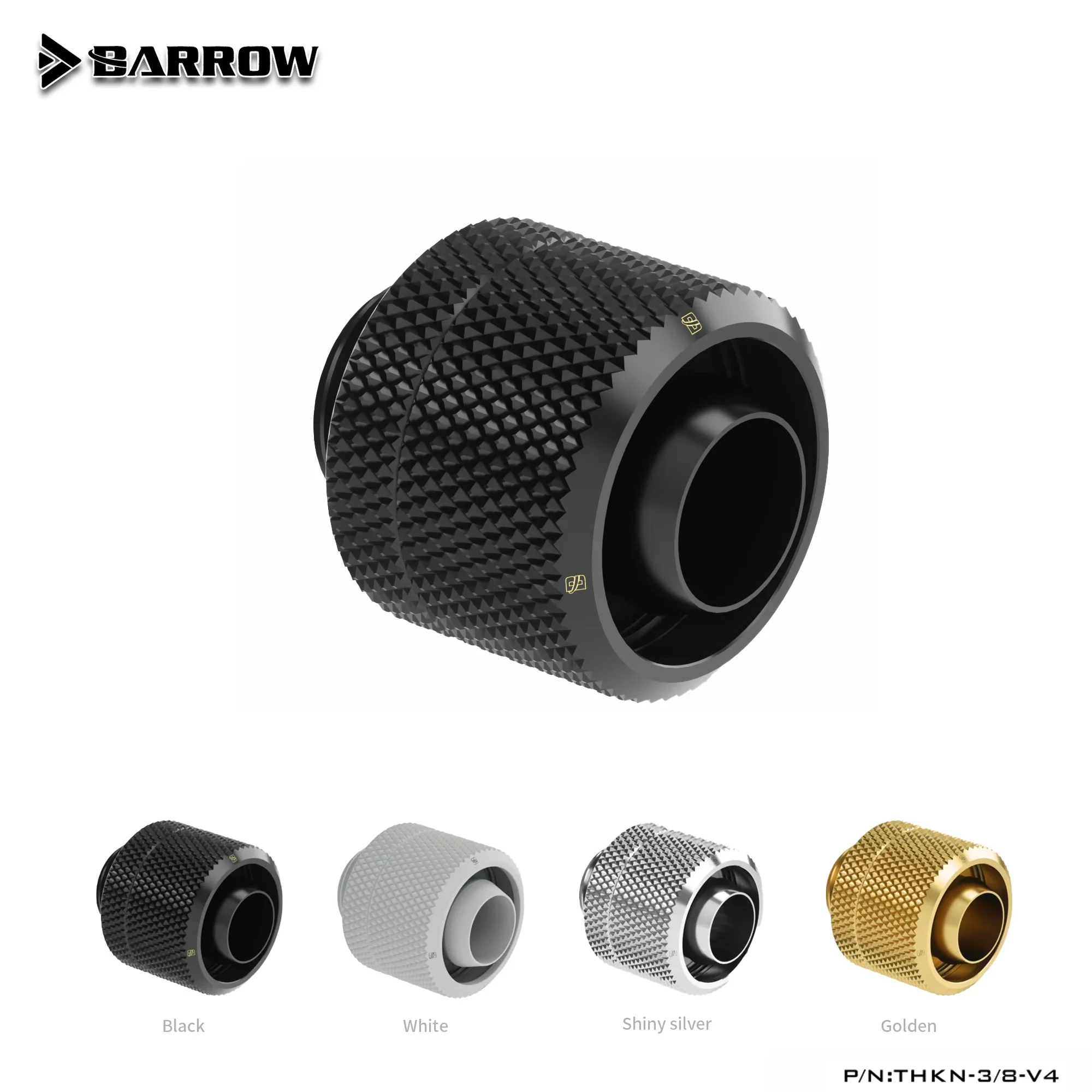 Barrow THKN-3/8-V4 3/8 &quotID*5/8" OD 10x16 мм фитинги для мягких трубок G1/4" удлинительный