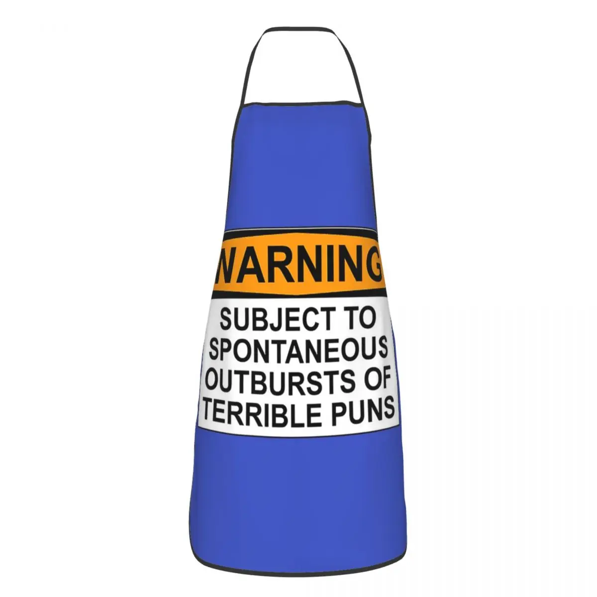 

Предупреждение предназначены для спонтанных вспышек ужасных ударов фартук для шеф-повара, кухни, фартук без рукавов для женщин и мужчин, картина