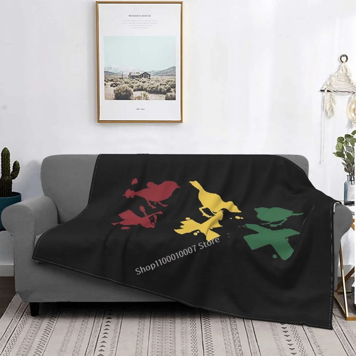 

Ajax 3 Little Birds Blanket Bedspread Bed Plaid Blanket Bedspread 90 Picnic Blanket Blankets For Bed Throw Blanket 3D printed
