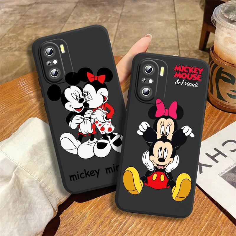 

Mickey Minnie Disney Cute Phone Case For Xiaomi Redmi 7(Y3) 7A 8 8A 9 9A 9AT 9C 10X 10 10C 5A 6A S2 K20 K30 K40 K50 Black Soft