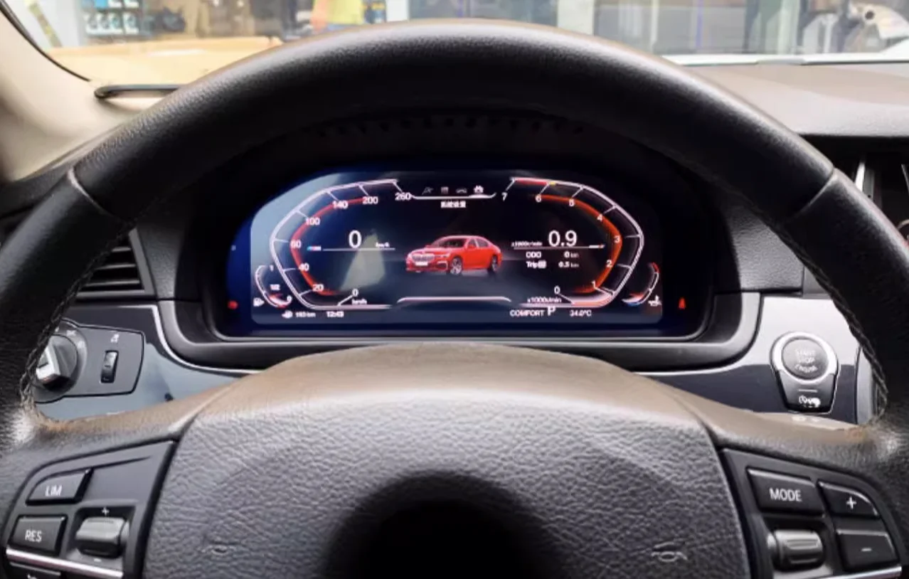 HXHY умные новейшие оригинальные автомобильные цифровые ЖК-спидомеры приборная