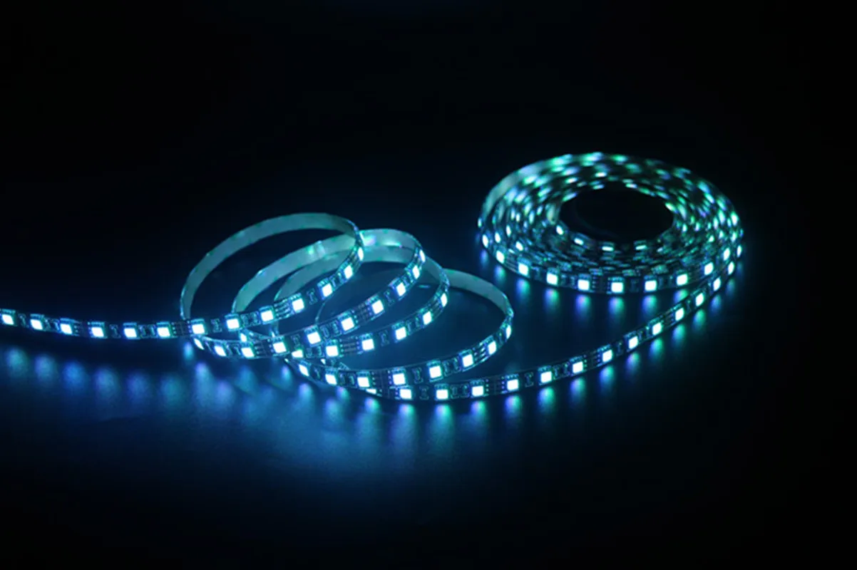 5050 SMD 5M 12V Светодиодная лента Водонепроницаемая светодиодная лента RGB RGBW RGBWW Желтая розовая ледяная синяя диодная лента Fleible (art.: 3920cccf800d2) - 3920cccf800d2